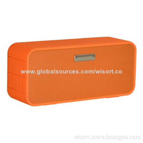 Hi-Fi Bluetooth Speaker with Mic, 1,000mAh Rechargeable Battery